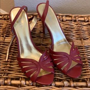 Charles David red shoes